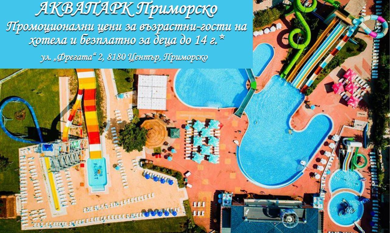 Perla Plaza Hotel Primorsko Esterno foto